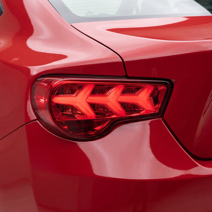 Subaru BRZ / ZC6 (2012 - 2021) Lambo Style Sequential Full LED Tail Lights LH + RH installed