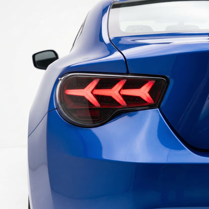 Subaru BRZ (2013 - 2020) Lambo Style Sequential Smoked Tail Lights LH + RH