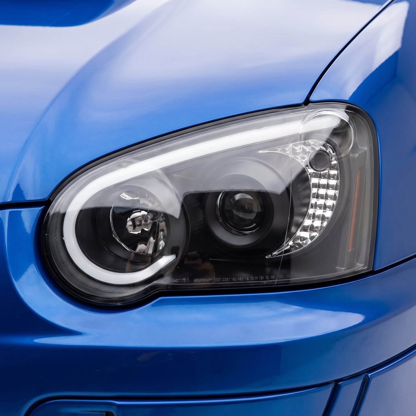 Subaru Impreza GD WRX Blob Eye (2003 - 2005) LED Projector Headlights LH + RH