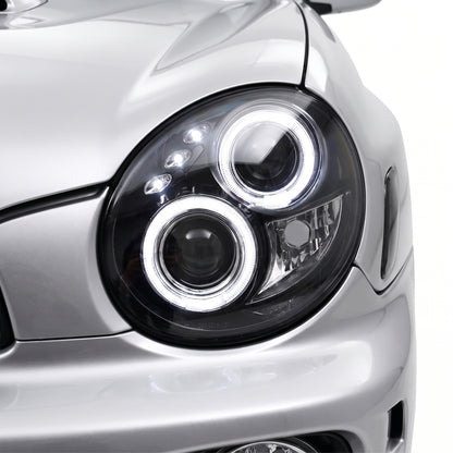 Subaru Impreza GD (2001 - 2003) Angel-Eyes DRL Projector Headlights Bugeye LH + RH