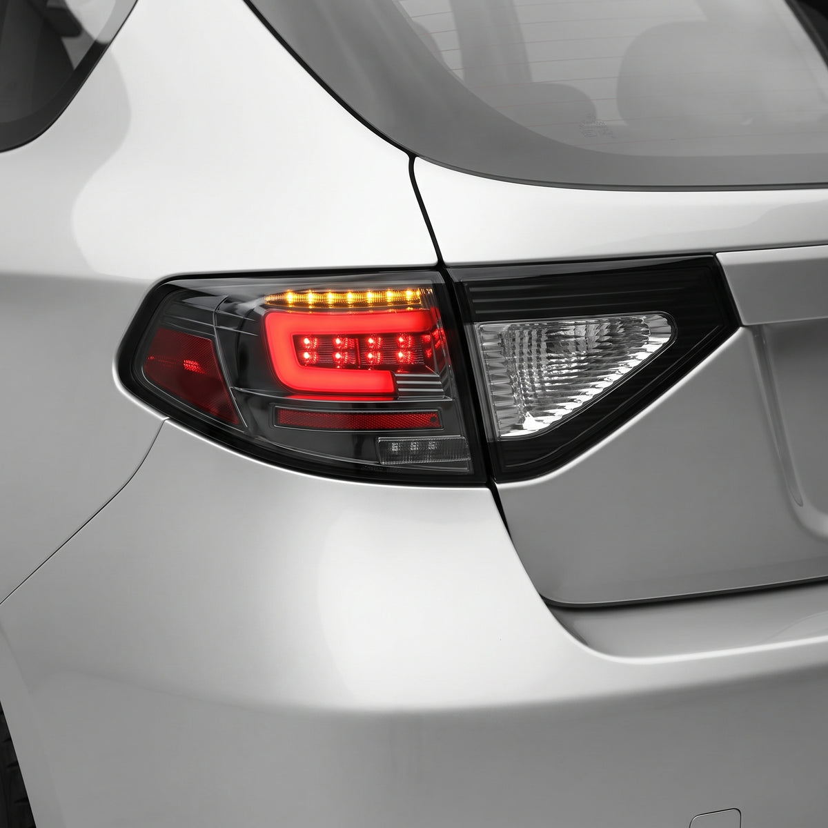 Subaru Impreza GH / GJ (2007 - 2013) Sequential 3D LED Stripe Bar Tail Lights LH + RH installed