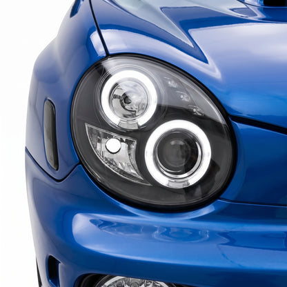 Subaru WRX GD (2001 - 2003) Angel-Eyes DRL Projector Headlights Bugeye LH + RH