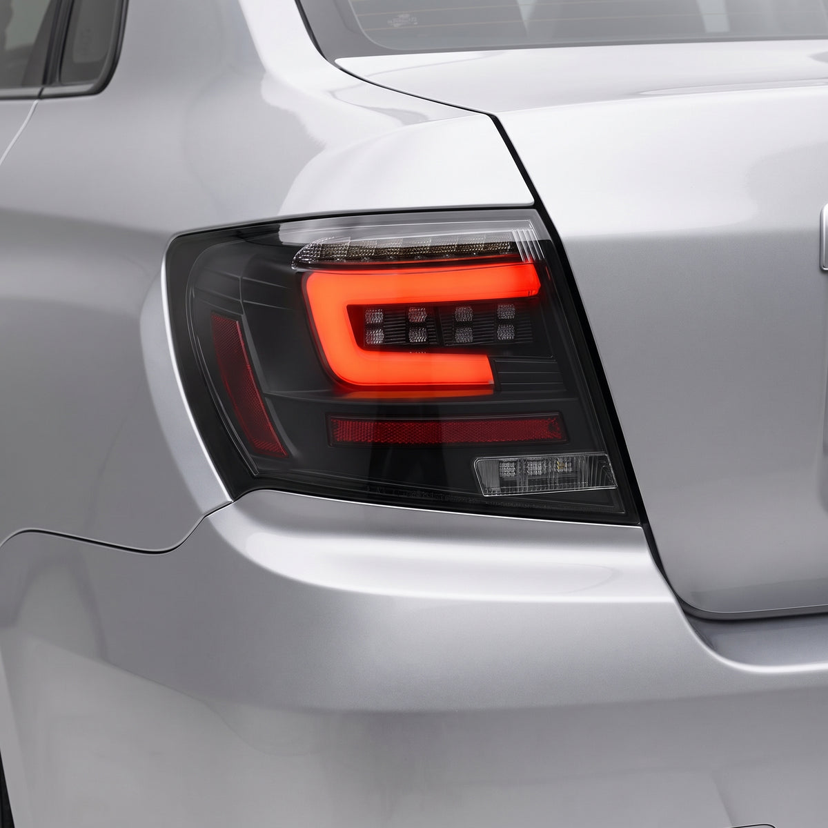 Subaru WRX GE / GR (2007 - 2013) Sequential 3D LED Stripe Bar Tail Lights LH + RH installed