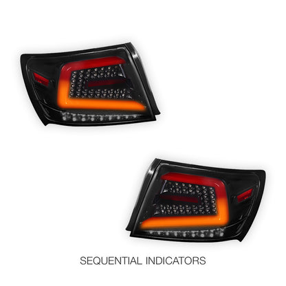Subaru WRX GE / GH / GR / GV Sedan (2008 - 2013) Spec D Sequential LED Tail Lights LH + RH