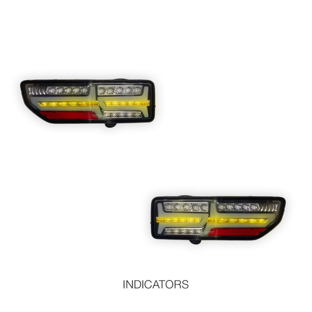 Suzuki Jimny JB74 (2019 - 2026) Sequential JDM Crystal Clear Full LED Tail Lights LH + RH