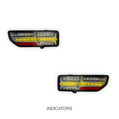 Suzuki Jimny JB74 (2019 - 2026) Sequential JDM Crystal Clear Full LED Tail Lights LH + RH