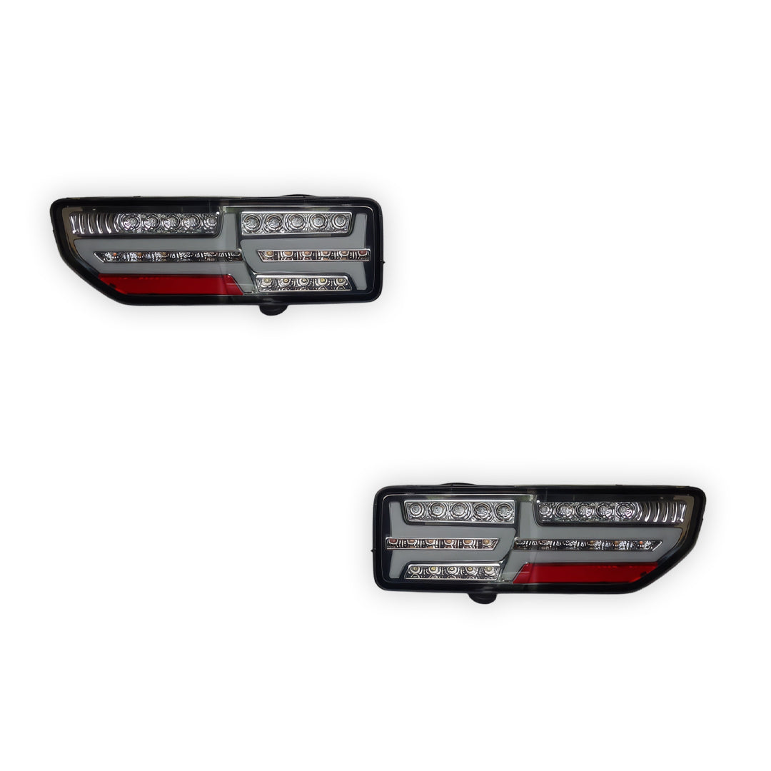 Suzuki Jimny JB74 (2019 - 2026) Sequential JDM Crystal Clear Full LED Tail Lights LH + RH