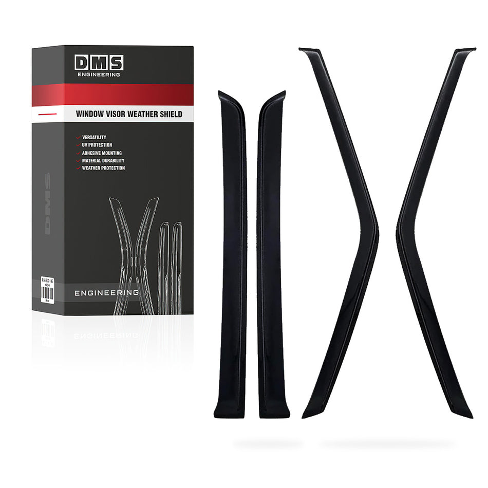 Suzuki Swift EZ (2005 - 2011) Front and Rear Window Visor Weather Shields