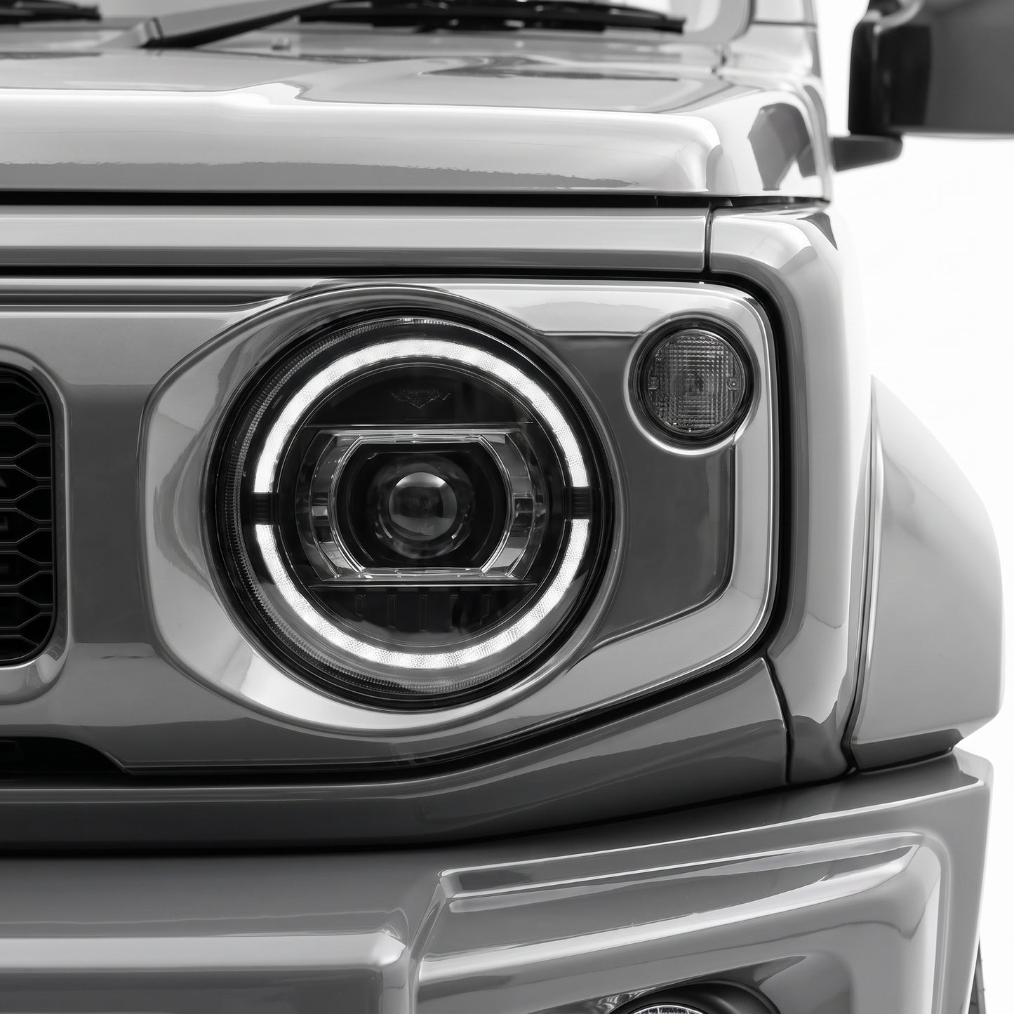 Suzuki Jimny JB74 (2019 - 2025) AMG G63 Style LED DRL Projector Headlights LH + RH