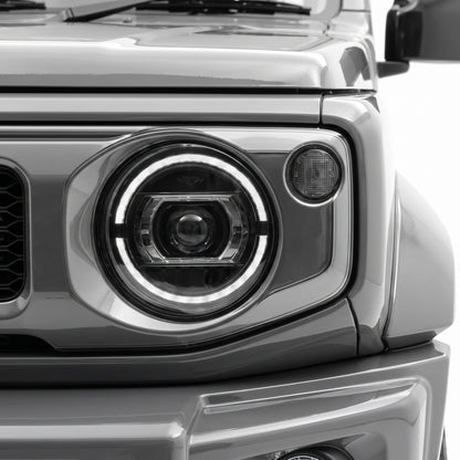 Suzuki Jimny JB74 (2019 - 2025) AMG G63 Style LED DRL Projector Headlights LH + RH