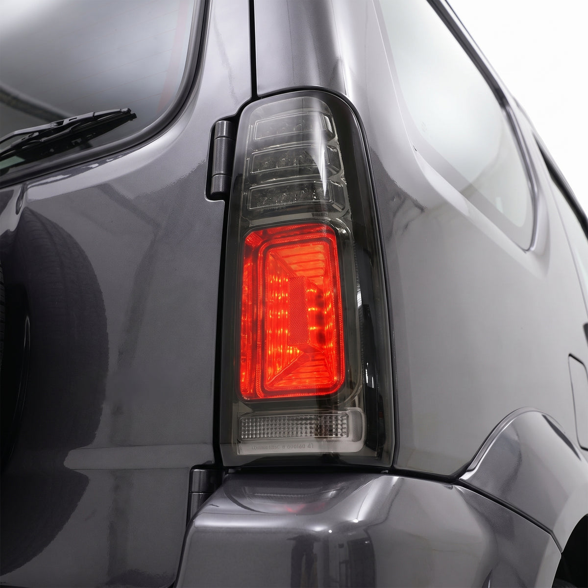 Suzuki Jimny SN413 (1999 - 2018) JDM LED Tail Lights LH + RH installed close-up