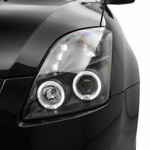Suzuki Swift EZ (2004 - 2010) Black LED Angel Eyes Projector Headlights LH + RH