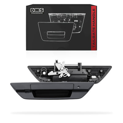 Toyota HiLux N80 (2015 - 2025) Black Tailgate Handle