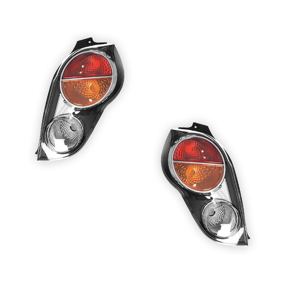 Holden Barina Spark MJ (2010 - 2012) Halogen Tail Lights LH + RH