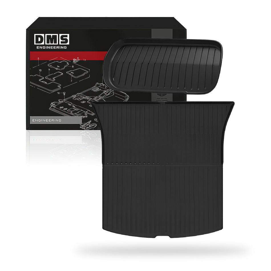 Tesla Model Y (2025) Front + Rear Boot Cargo Mat Liners