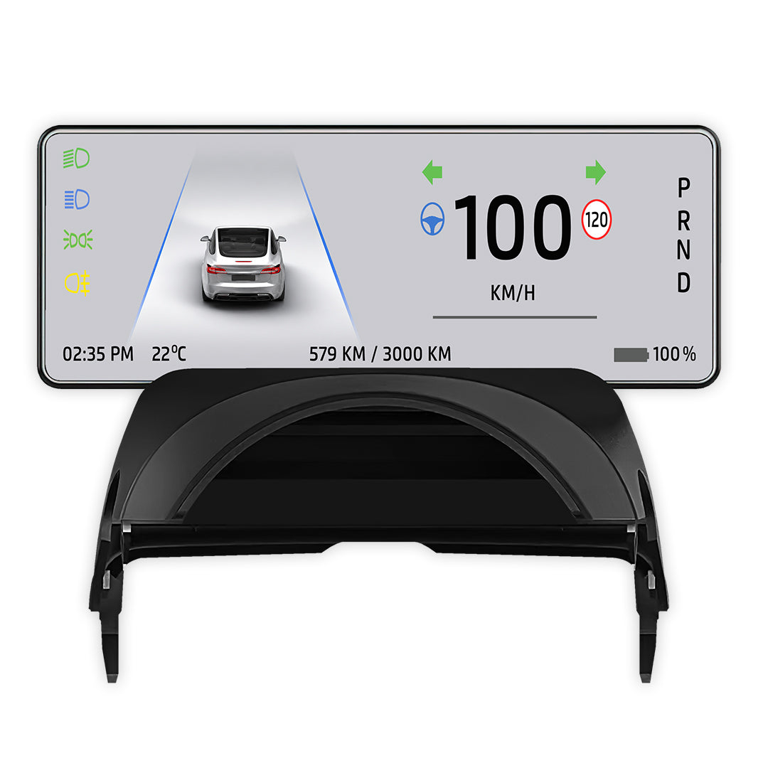 Tesla Model Y (2022 - 2026) Apple CarPlay / Android Auto Digital Instrument Cluster Dashboard Screen