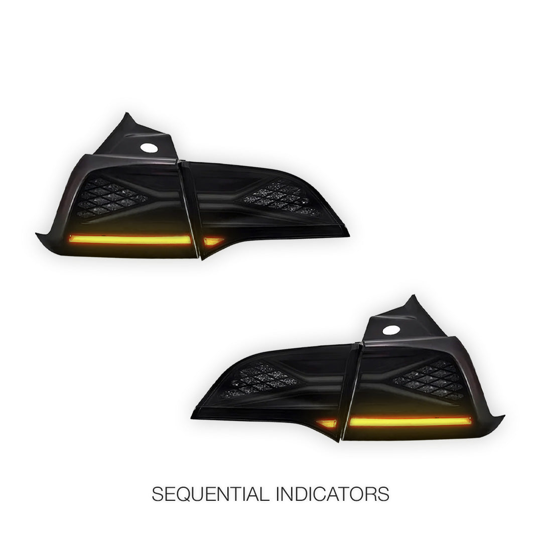 Tesla Model Y SUV (2022 - 2023) Sequential RGB Tail Lights LH + RH