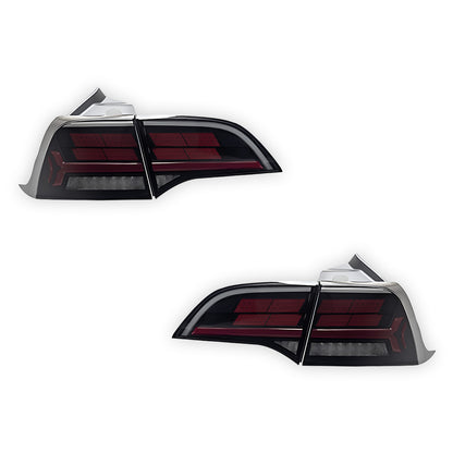 Tesla Model Y SUV (2022 - 2023) Sequential Tesla Logo Style Tail Lights LH + RH