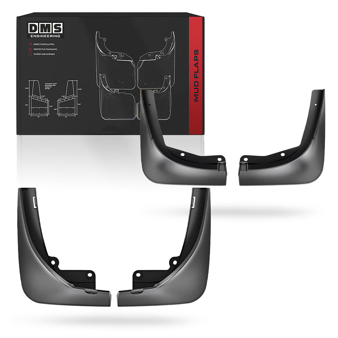 Tesla Model Y (2020 - 2021) Front & Rear Mud Flaps LH + RH