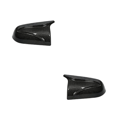 Tesla Model Y (2020 - 2026) FloKraft Carbon Fiber Replacement Door Mirror Cover Caps LH + RH