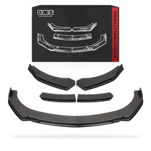 Tesla Model Y (2021 - 2024) Carbon Fiber Painted With Strut Rods Front Splitters