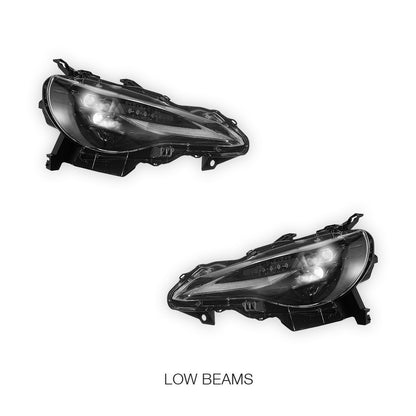 Toyota 86 / FT86 / GT86 (2012 - 2021) Sequential RGB DRL Full LED Projector Headlights LH + RH