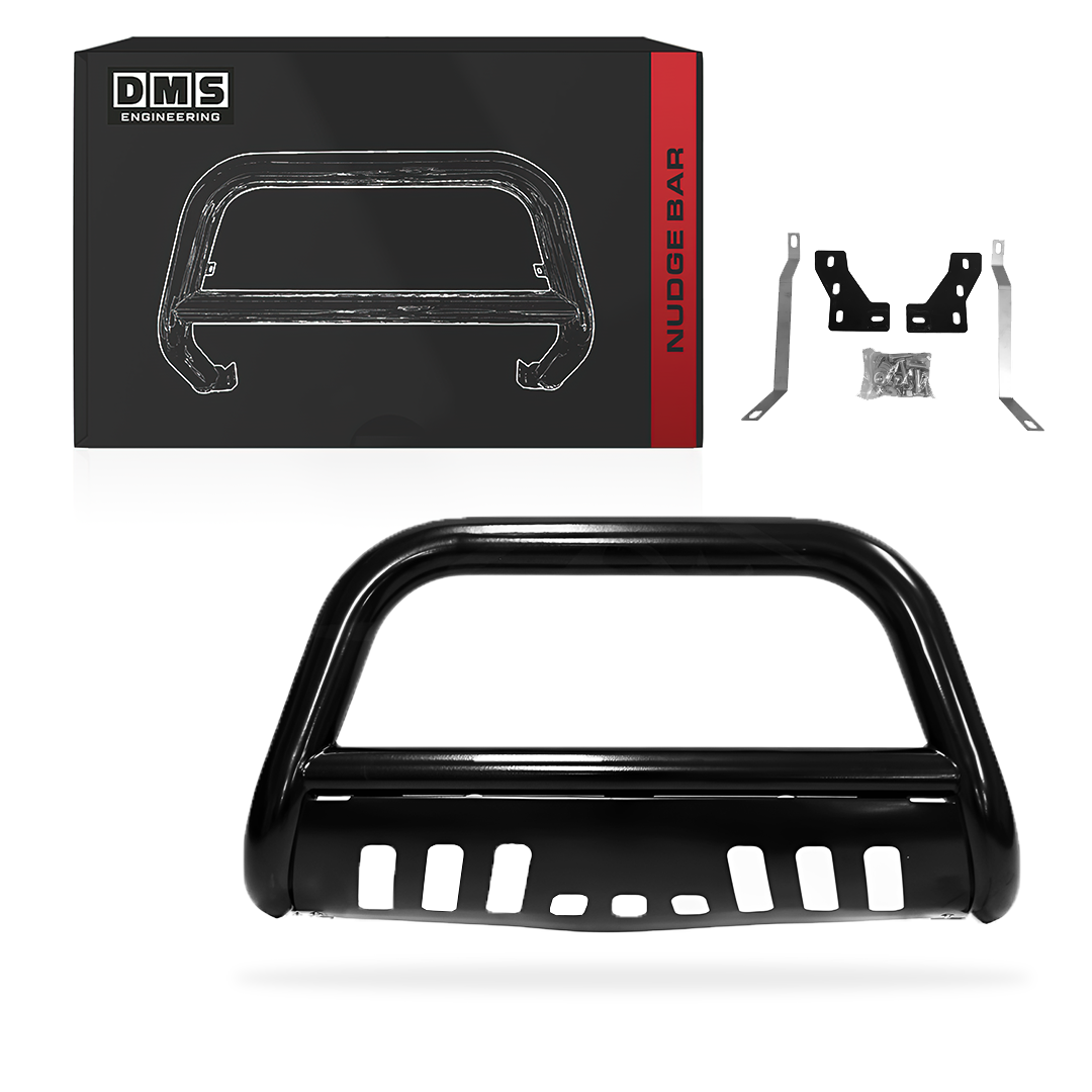 Toyota FJ Cruiser GSJ10R [2007 - 2016) Black Stainless Steel Nudge Bar