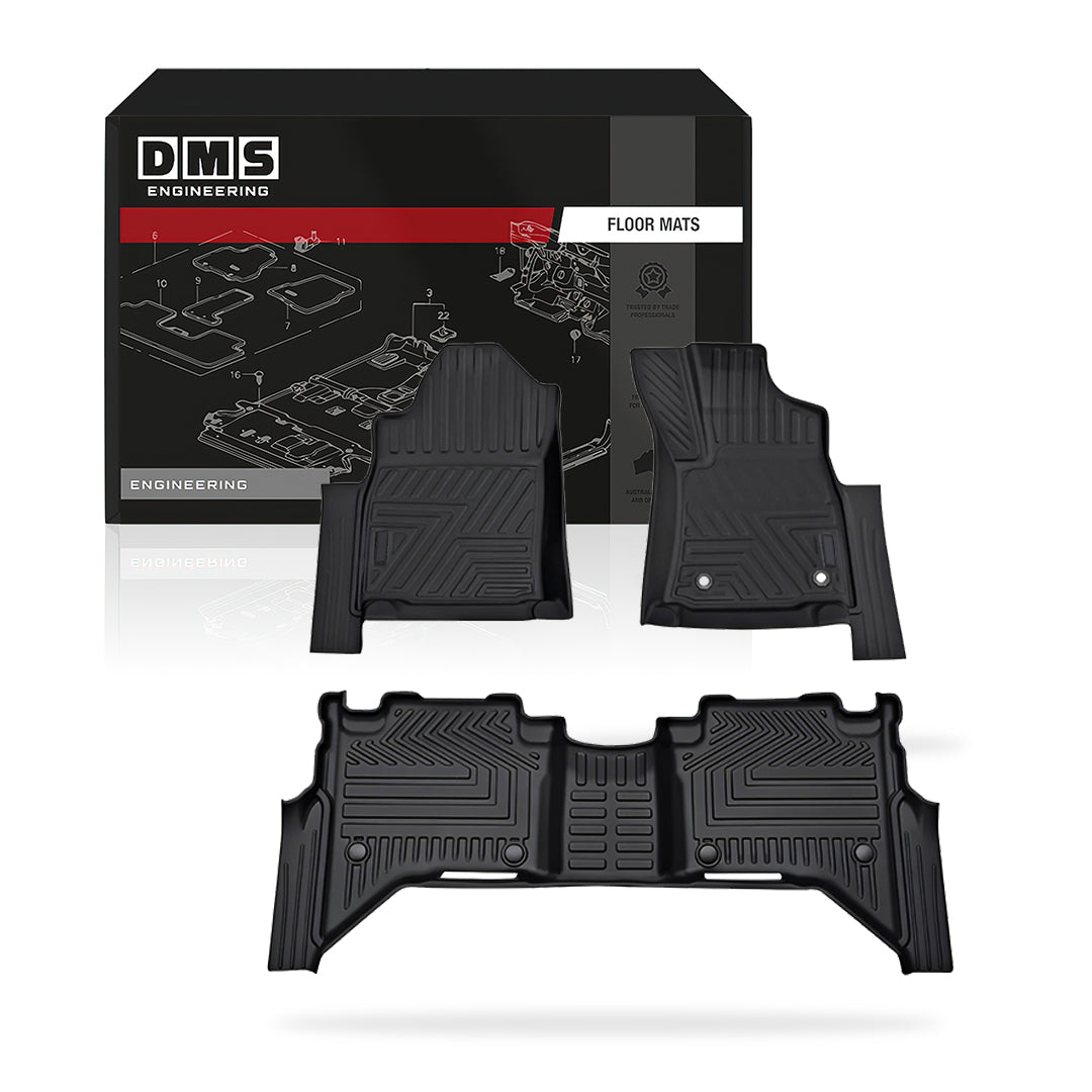 Toyota HiLux N80 Dual Cab 48V Hybrid (2024 - 2026) Car Floor Mats