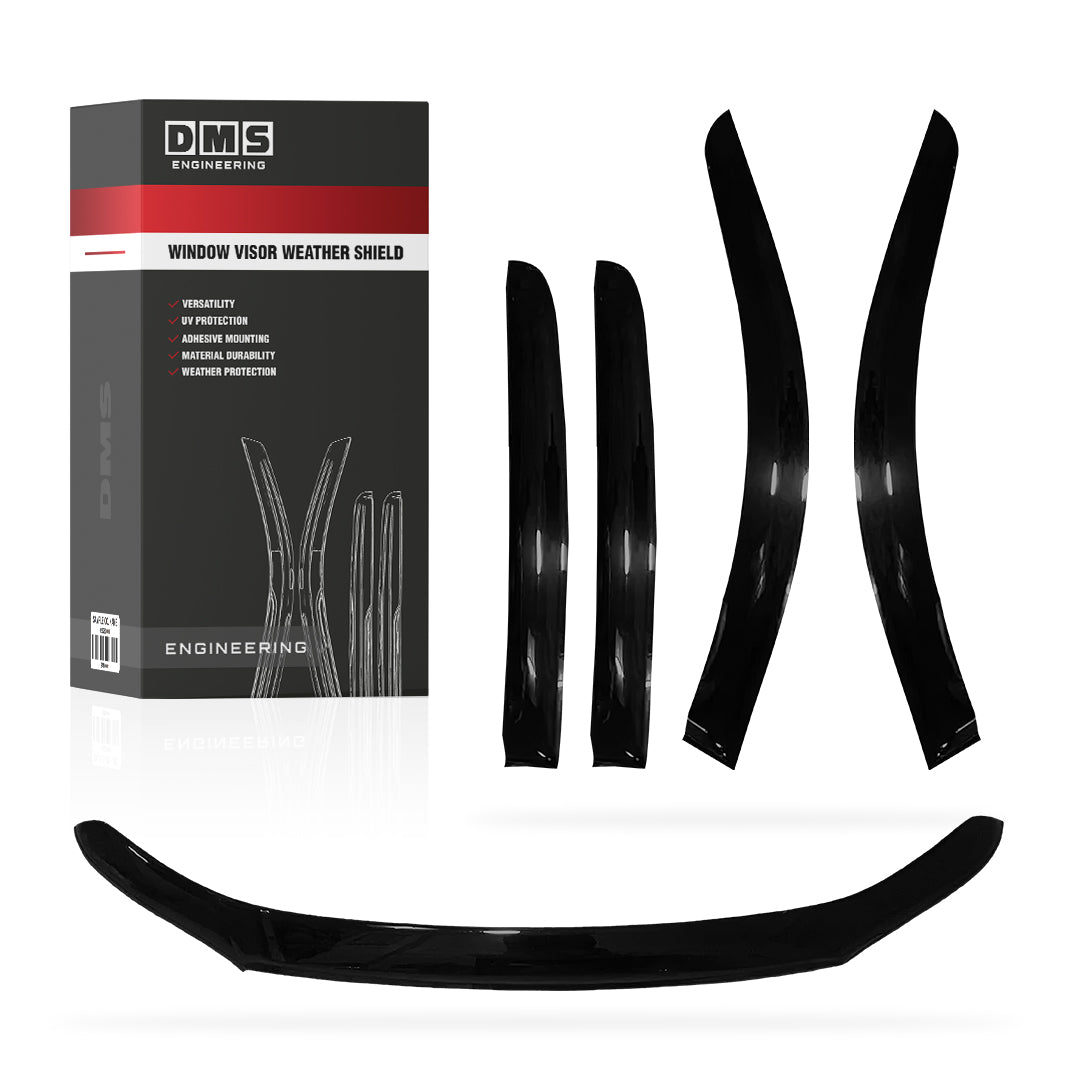 Toyota HiLux N80 (2015 - 2020) Bonnet Protector Guard + Window Shields ...