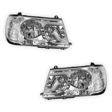 Toyota LandCruiser 100 Series Altezza (1998 - 2004) Chrome OEM Style Headlights LH + RH