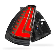 Toyota LandCruiser Prado 120 Series (2003 - 2009) Sequential Smoked Black Full LED Tail Lights LH + RH