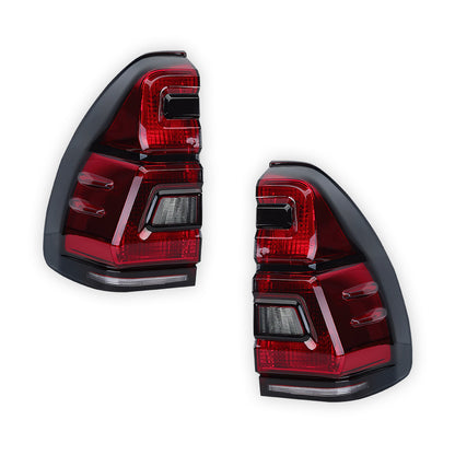 Toyota LandCruiser Prado J120 Series (2003 - 2009) Red LED Tail Lights LH + RH