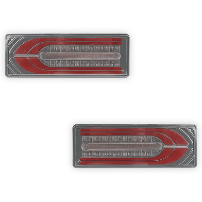 Toyota LandCruiser Series 70 / 75 / 78 / 79 (1994 - 2018) Smoked LED Tail Lights LH + RH