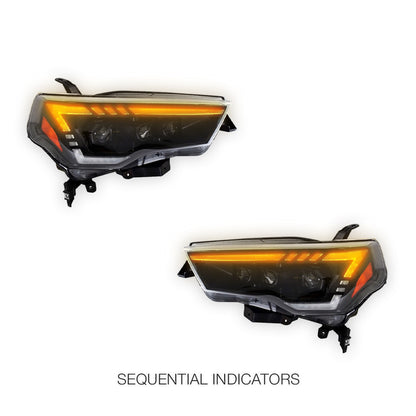 Toyota 4Runner (2010 - 2023) Sequential LED Headlights LH + RH