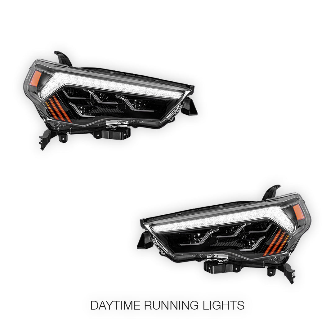 Toyota 4Runner (2014 - 2022) Full LED DRL With Sequential Indicators Headlights LH + RH