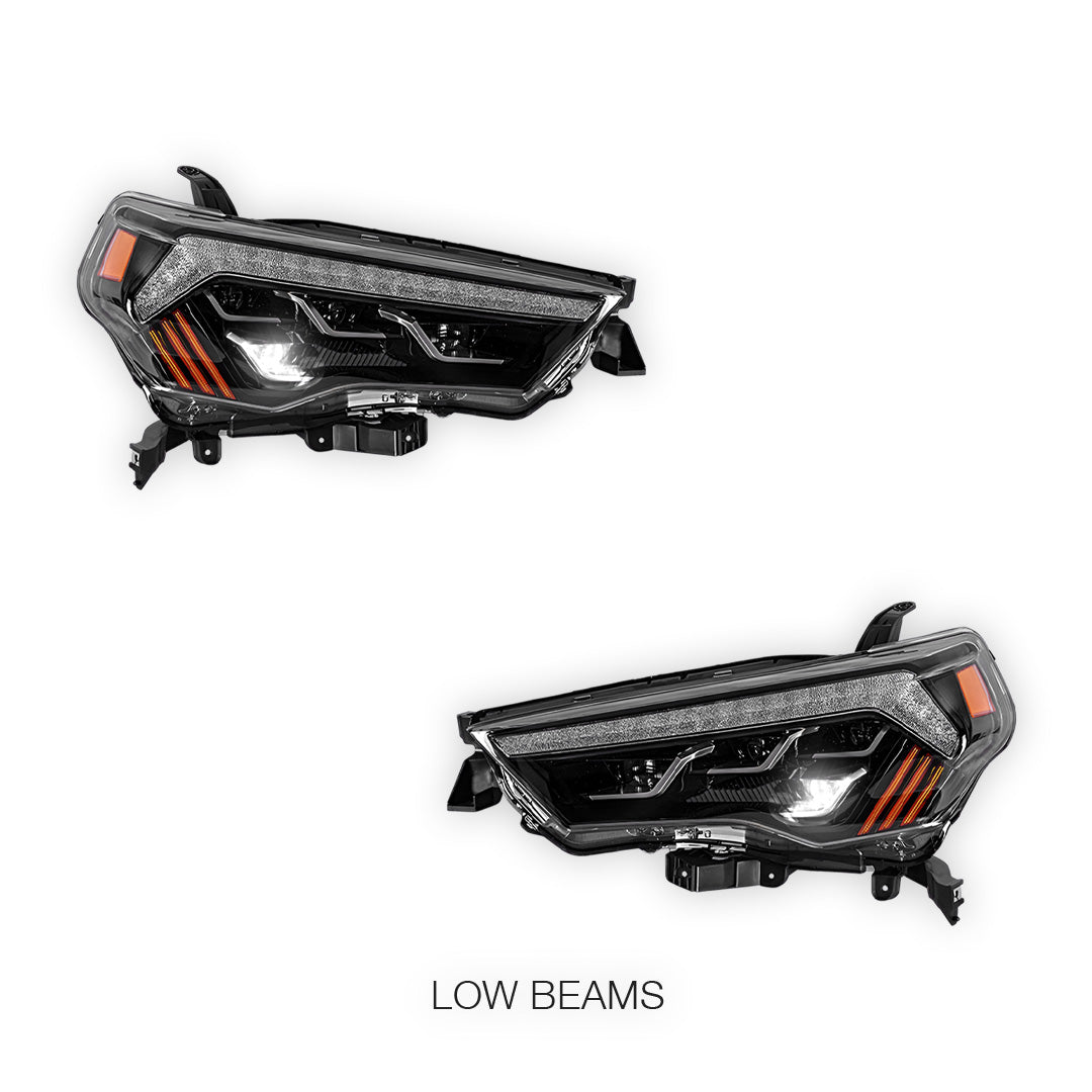 Toyota 4Runner (2014 - 2022) Full LED DRL With Sequential Indicators Headlights LH + RH