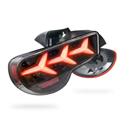Toyota 86 1st Gen. (2012 - 2021) Lambo Style LED Sequential Tail Lights LH + RH