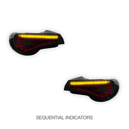 Toyota 86 1st Gen. (2012 - 2021) Sequential Full LED Tail Lights LH + RH