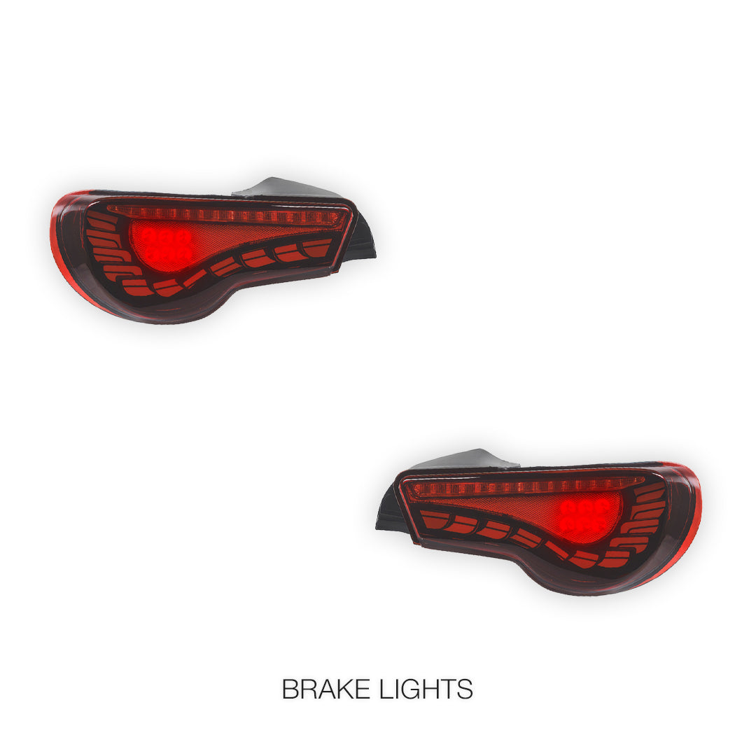 Toyota 86 1st Gen. (2012 - 2021) Sequential Full LED Tail Lights LH + RH