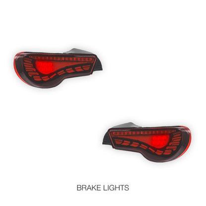 Toyota 86 1st Gen. (2012 - 2021) Sequential Full LED Tail Lights LH + RH