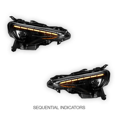 Toyota 86 1st Gen (2012 - 2020) LED Animation DRL Sequential Headlights LH + RH