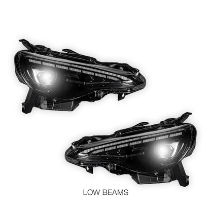 Toyota GT86 (2012 - 2021) Demon Eye Style Sequential Projector Headlights LH + RH