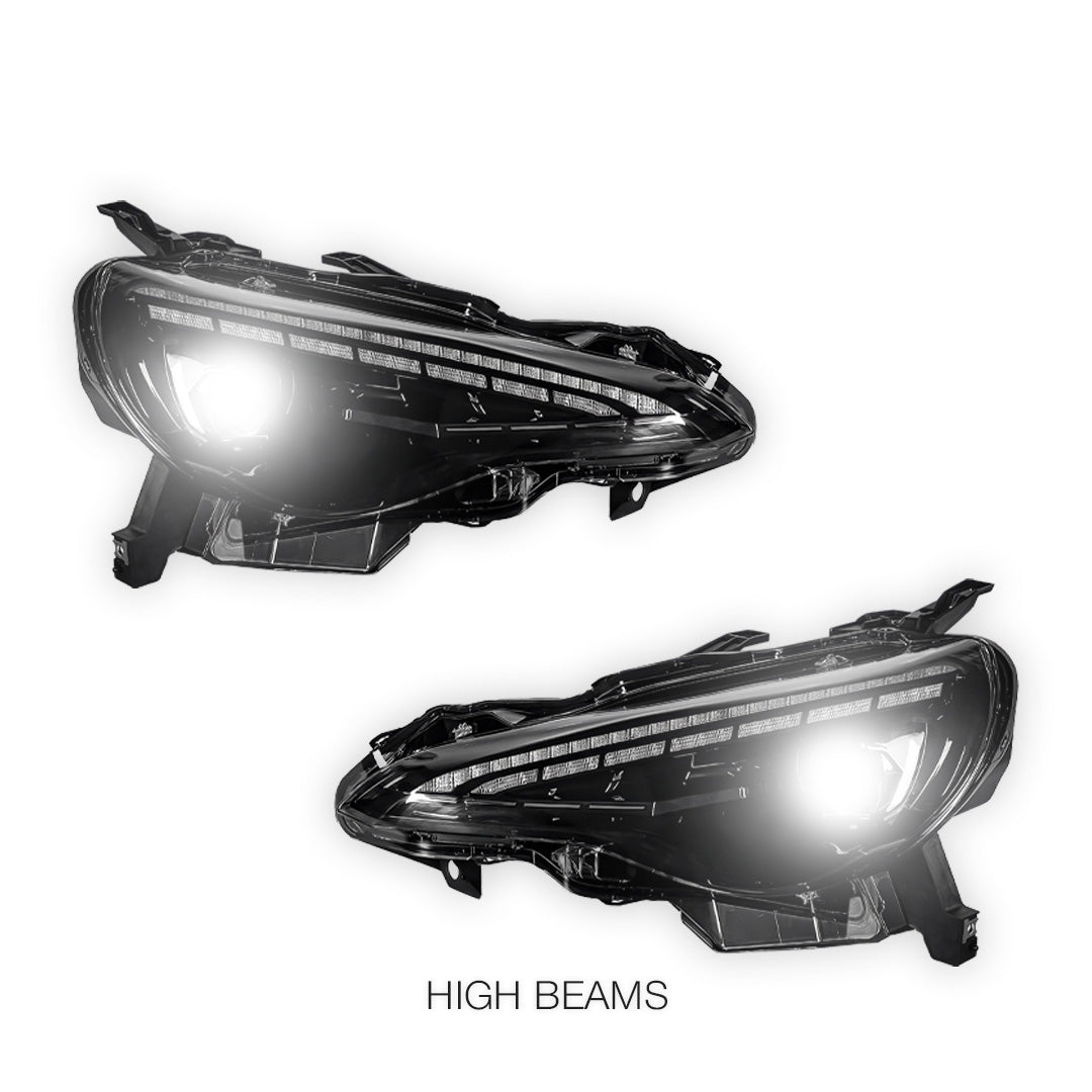 Toyota GT86 (2012 - 2021) Demon Eye Style Sequential Projector Headlights LH + RH
