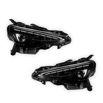 Toyota GT86 (2012 - 2021) Demon Eye Style Sequential Projector Headlights LH + RH