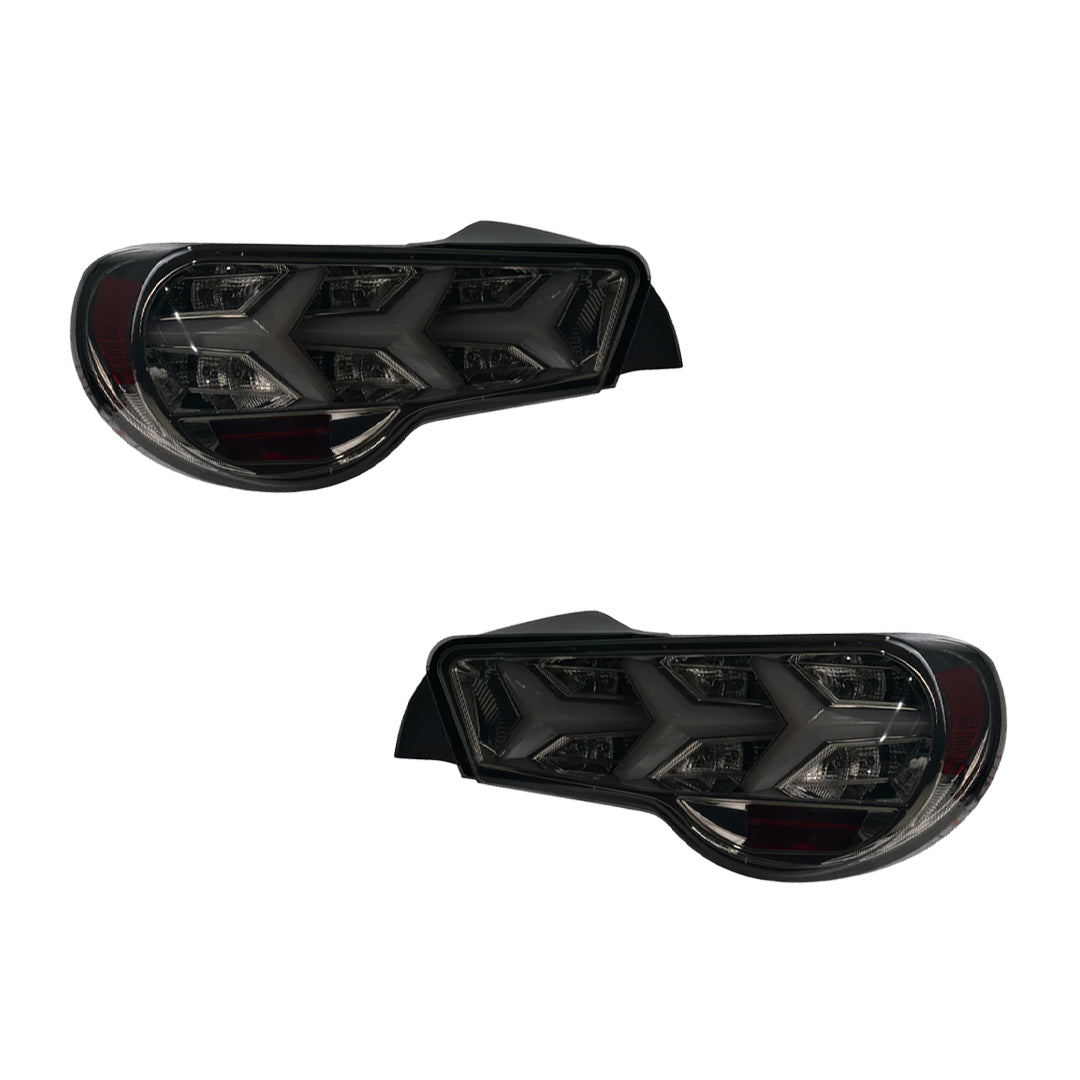 Toyota 86 ZN6 1st Gen. (2012 - 2021) Lamborghini Style Sequential Full LED Tail Lights LH + RH