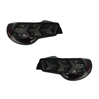 Toyota 86 ZN6 1st Gen. (2012 - 2021) Lamborghini Style Sequential Full LED Tail Lights LH + RH