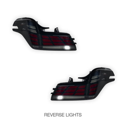 Toyota Alphard AH30 (2019 - 2023) Smoked Sequential LED Tail Lights with Trunk Lights LH + RH