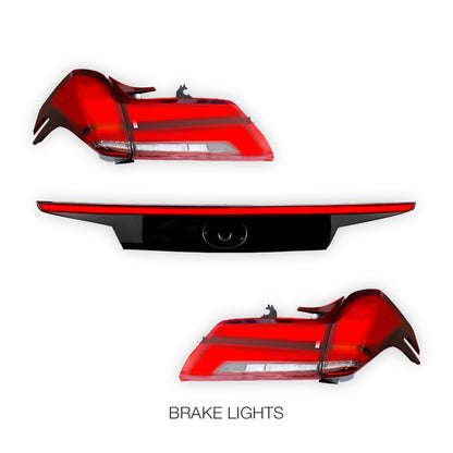 Toyota Alphard AH30 (2019 - 2023) Smoked Tail Lights LH + RH