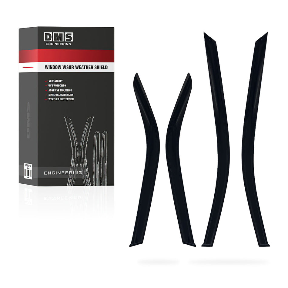 Toyota Aurion XV50 (2012 - 2017) Front and Rear Window Visor Weather Shields