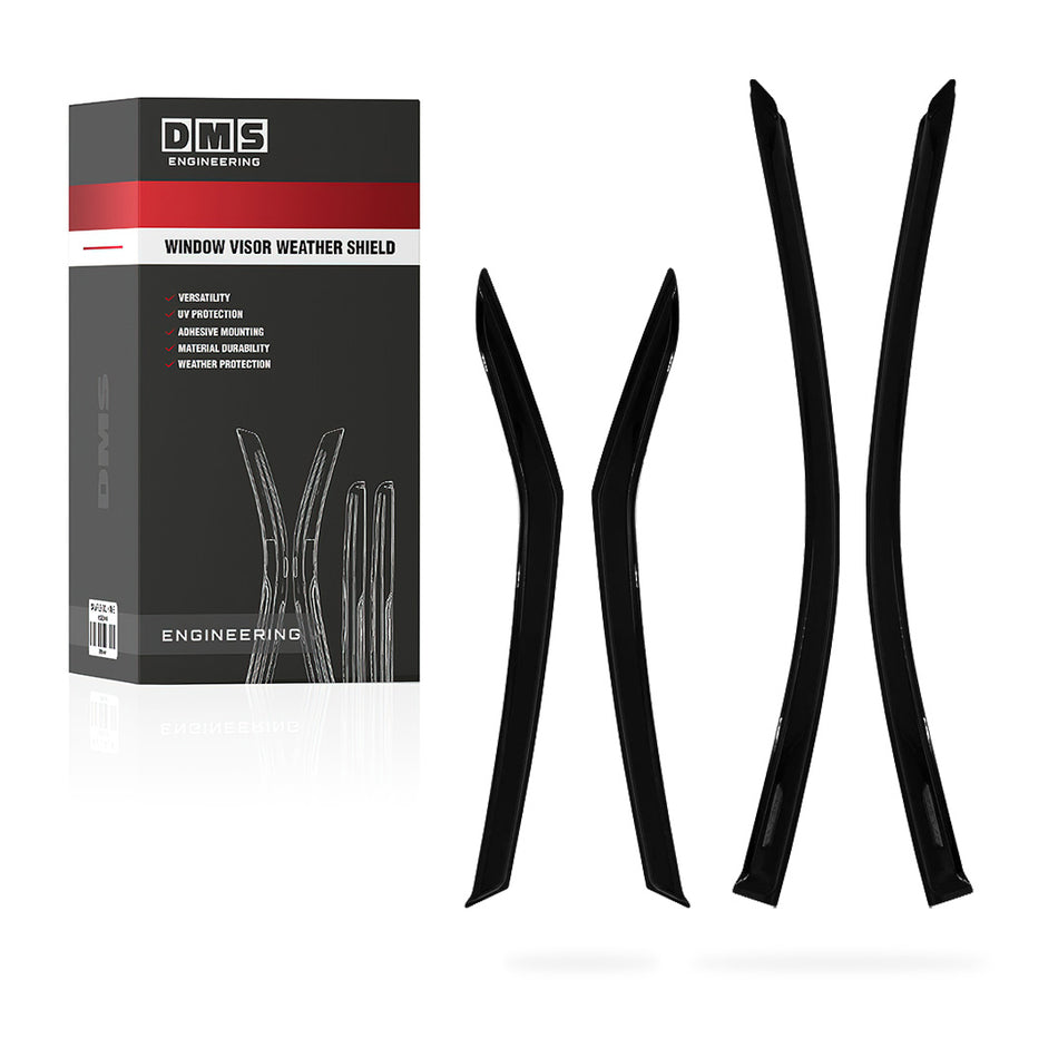 Toyota Camry XV50 (2015 - 2017) Front and Rear Window Visor Weather Shields